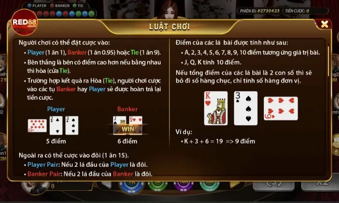 Hướng dẫn chơi Baccarat chi tiết từ A-Z tại SV88