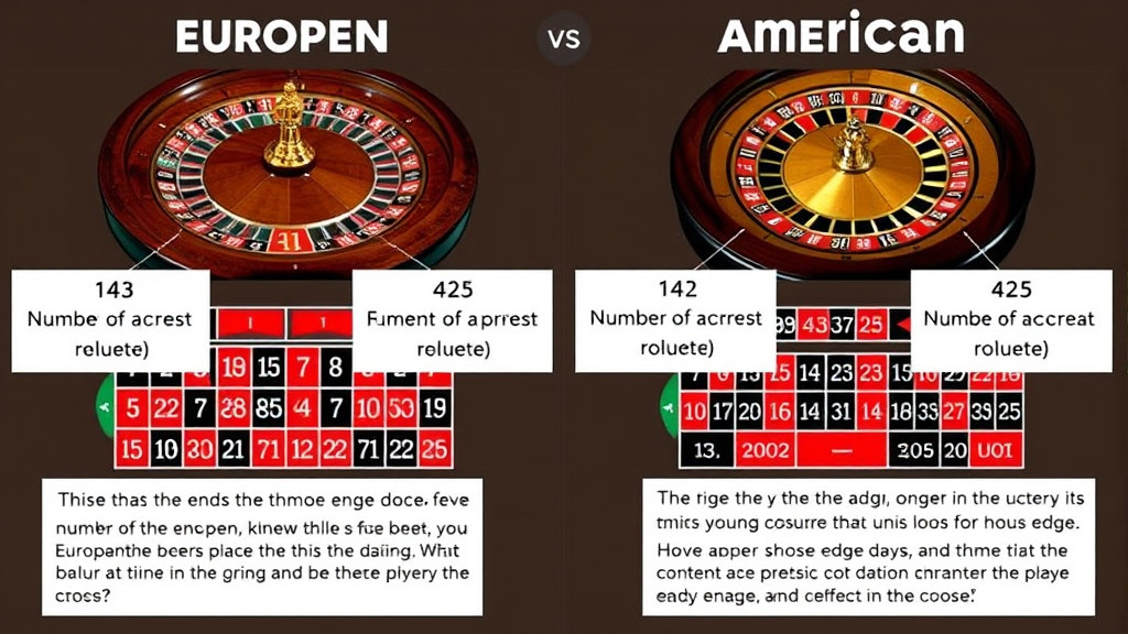 So sánh Roulette châu Âu và châu Mỹ: Điểm khác biệt và lợi ích khi chơi