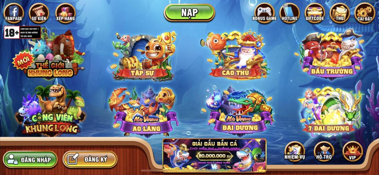 Game Bắn Cá Miễn Phí - Chơi Ngay tại SV88